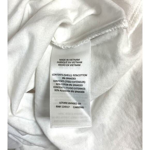 Onia NWT Men's Joey Vee Neck T Shirt White Size XL - Picture 8 of 8